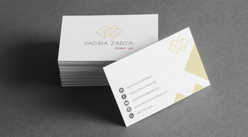 Tarjetas de visita de Yadira Zarza