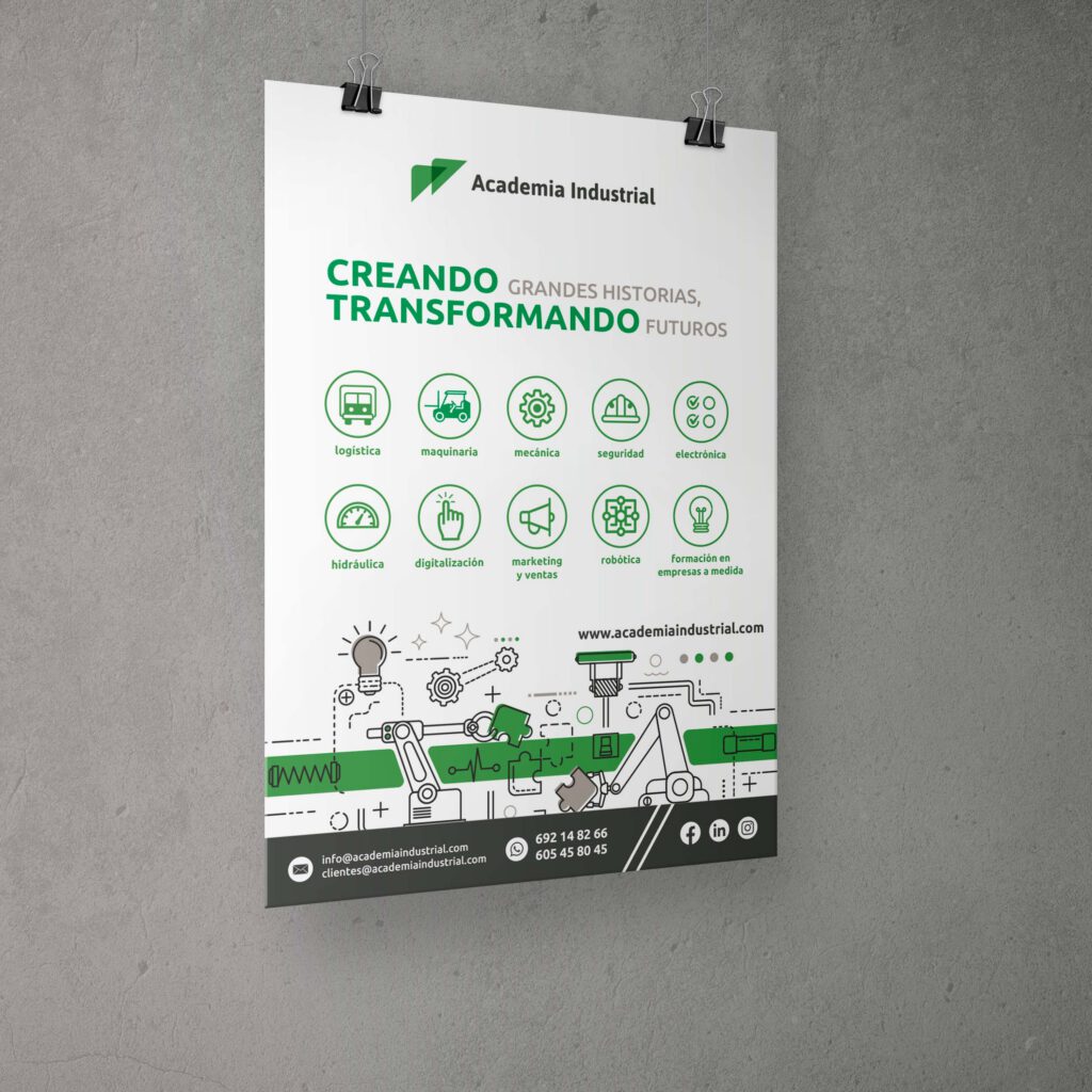 Cartel de áreas formativas