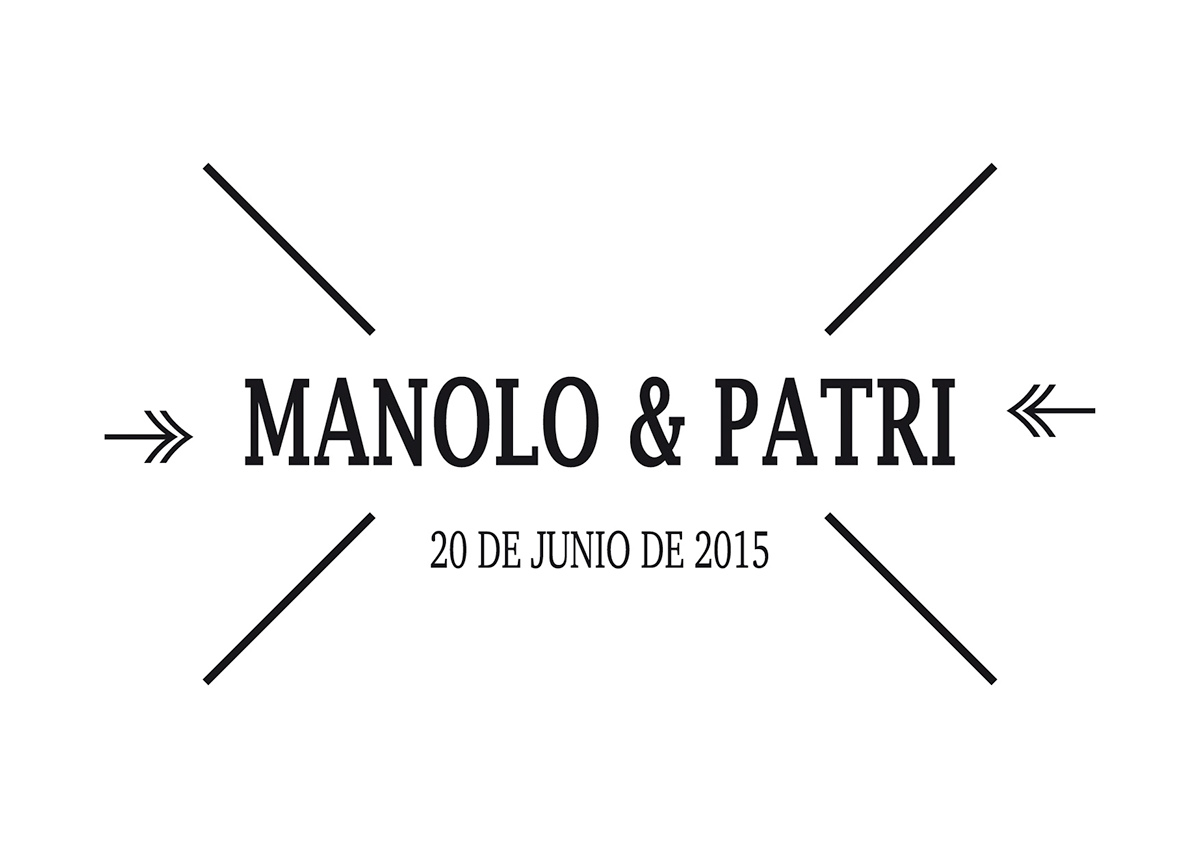 BODA DE MANOLO Y PATRI 2015 // Anagrama